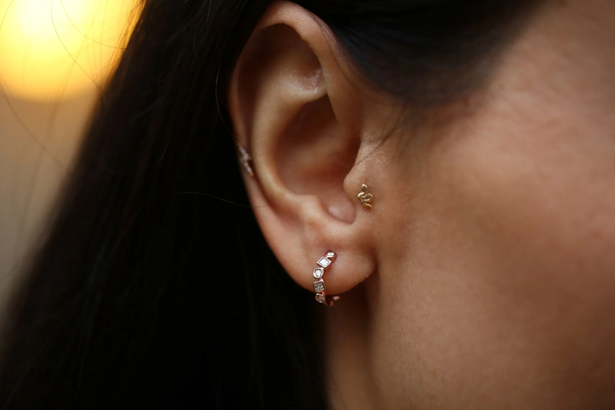 Octangle Earrings - 3