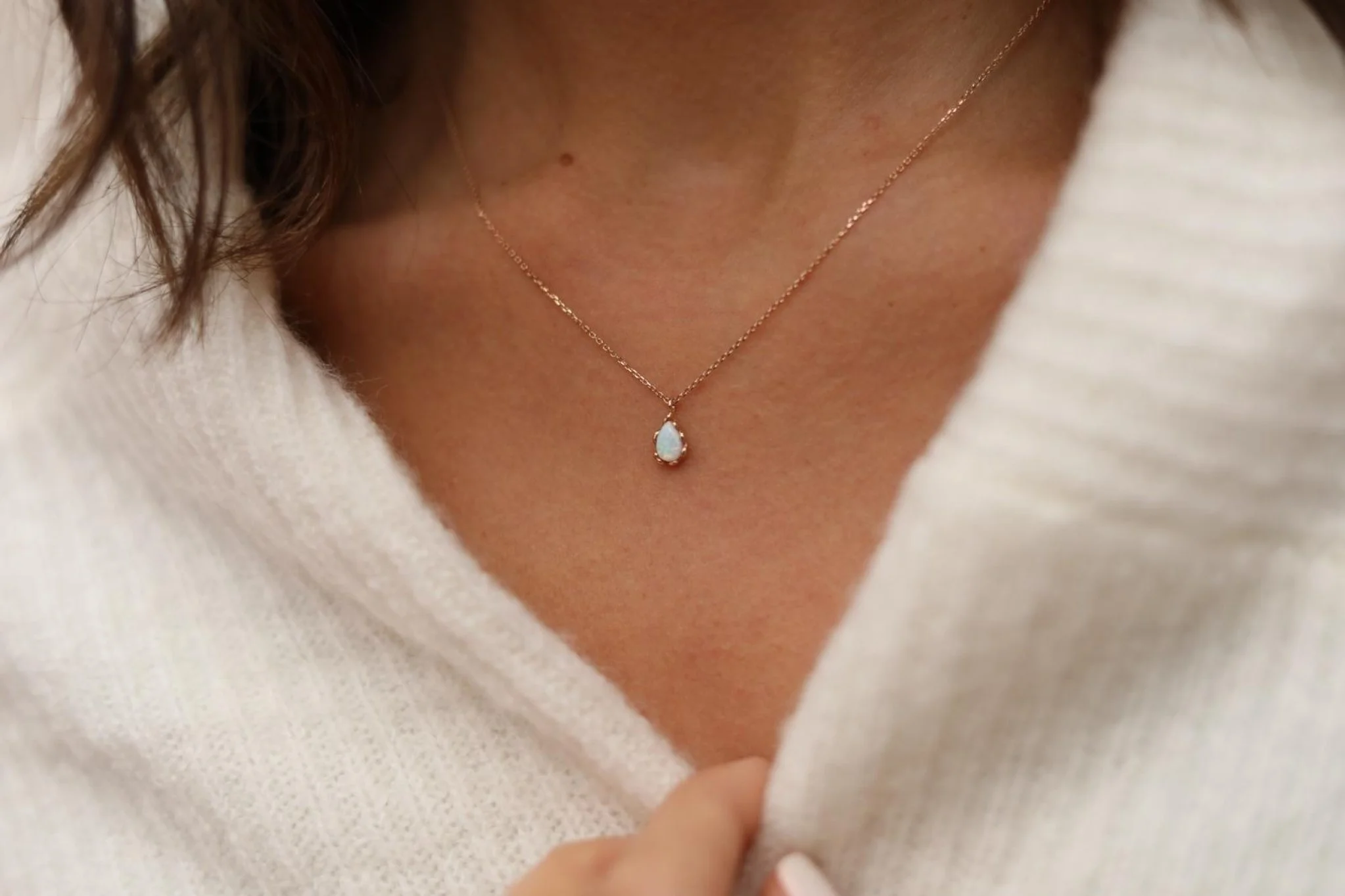 Opal Damla Kolye - 1