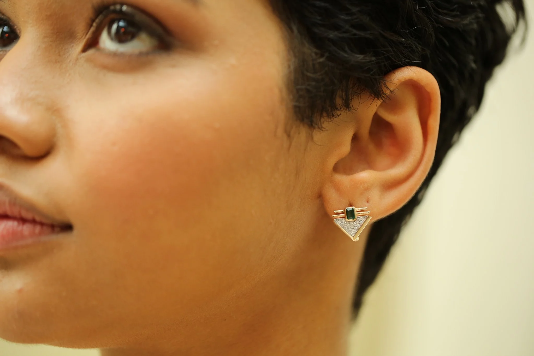 Prego Green Earring - 1