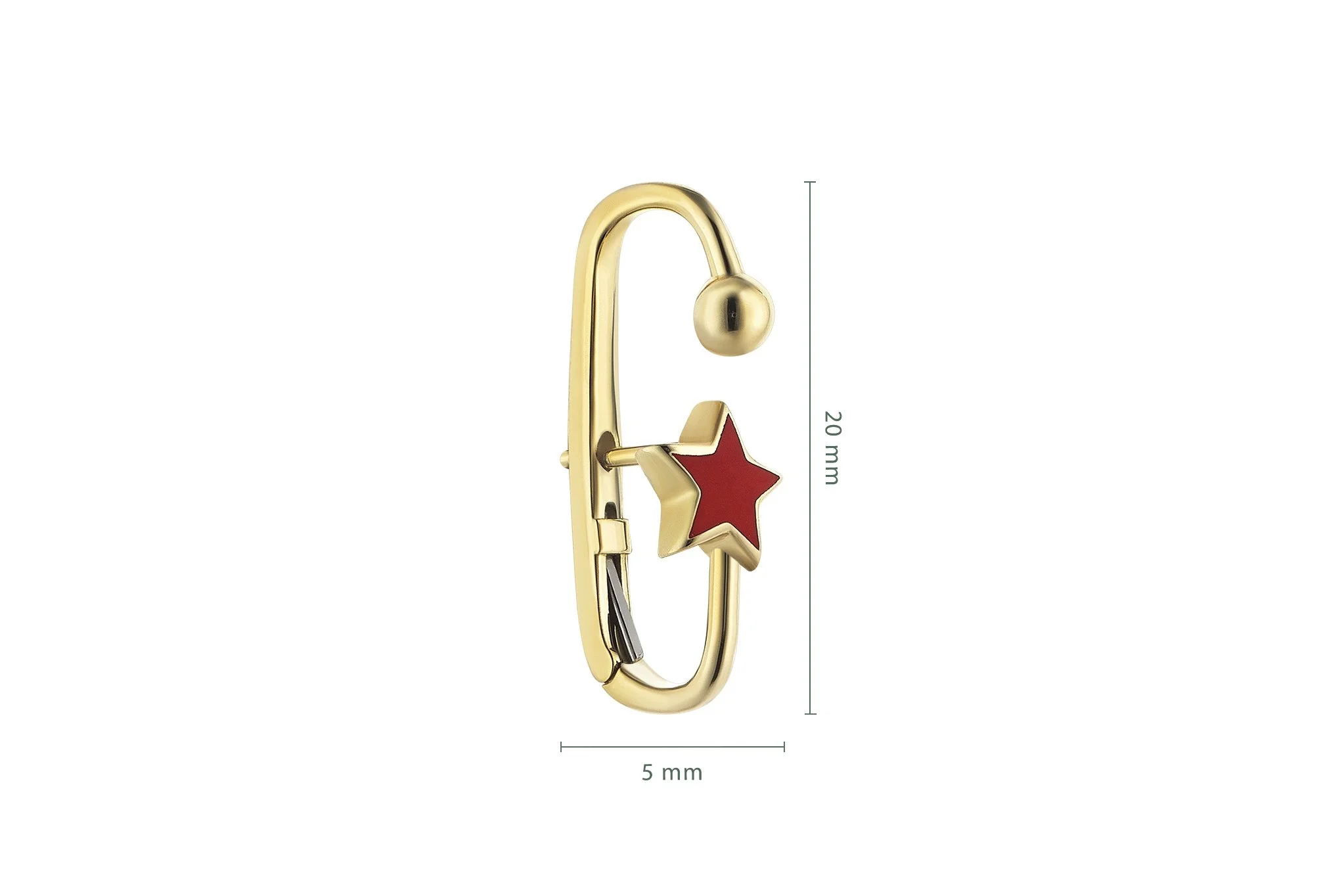 Red Star Earcing - 2