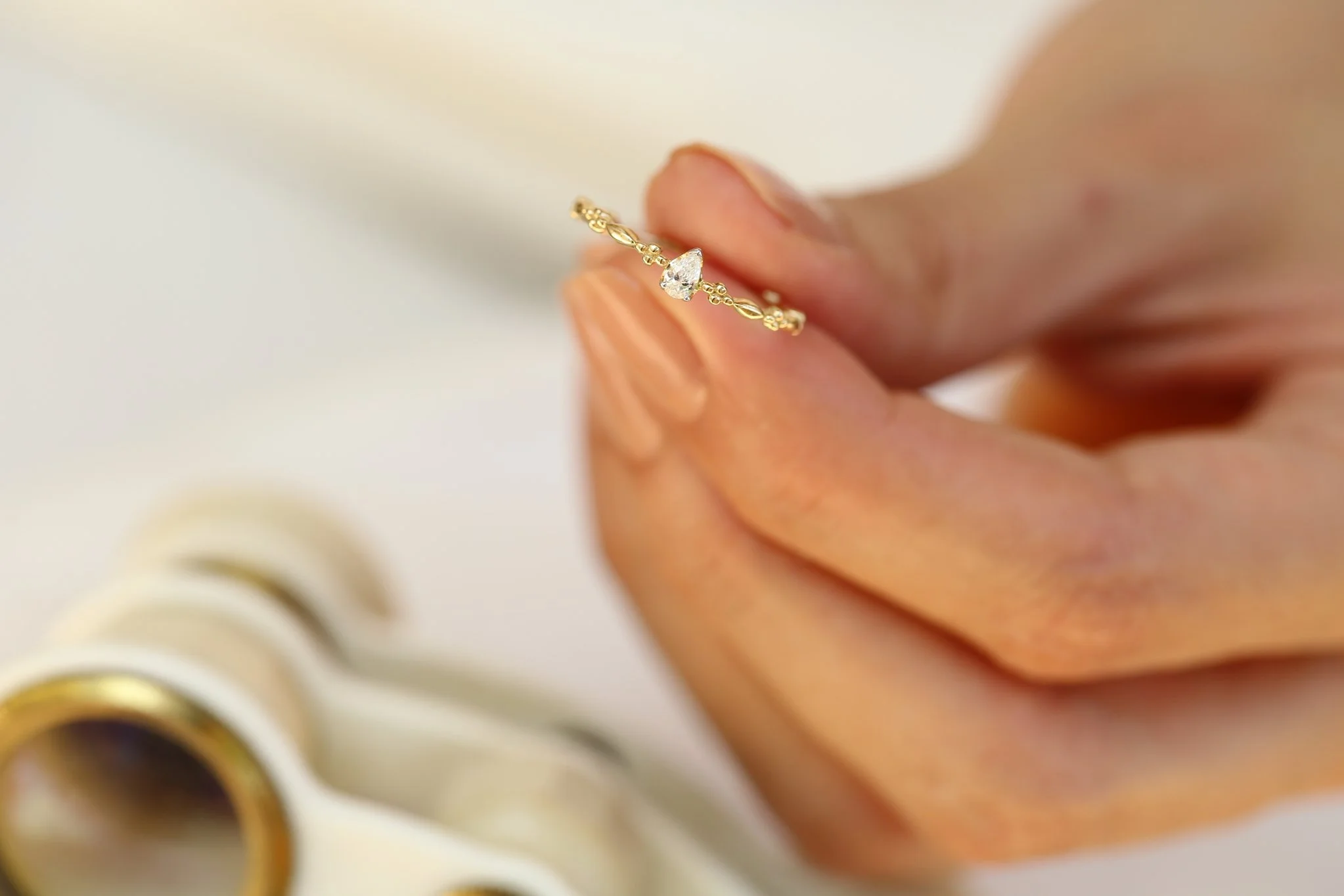 Retro Damla Yüzük - 3