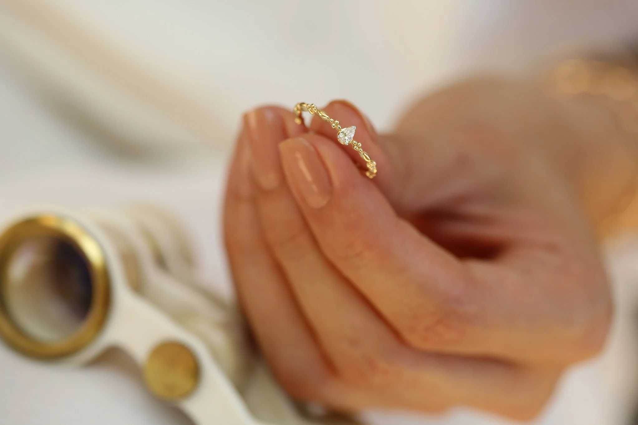 Retro Damla Yüzük - 5