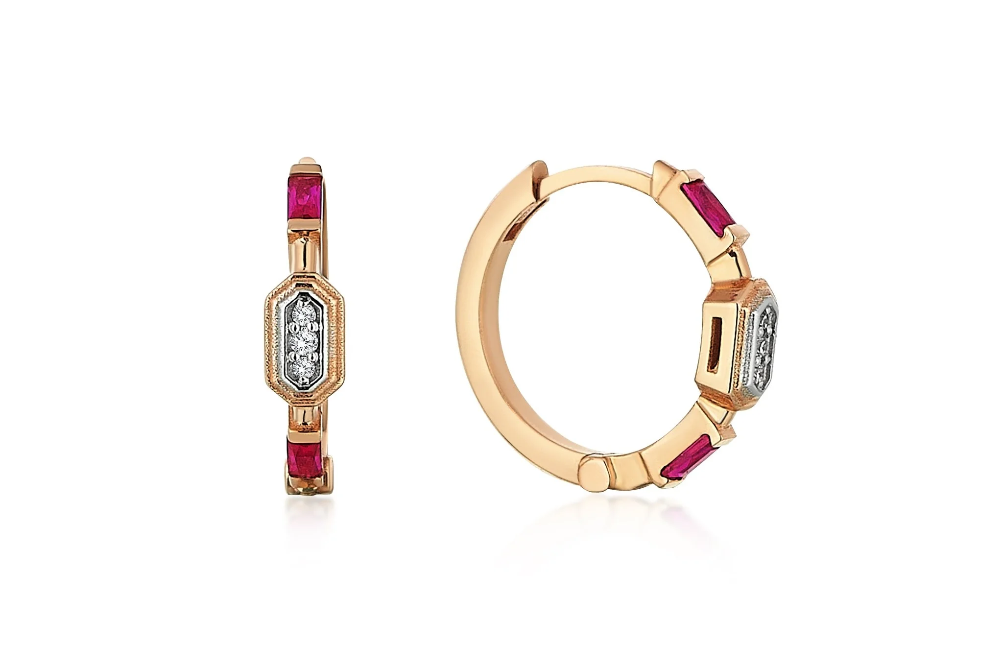 Ruby Glow Earring - 3