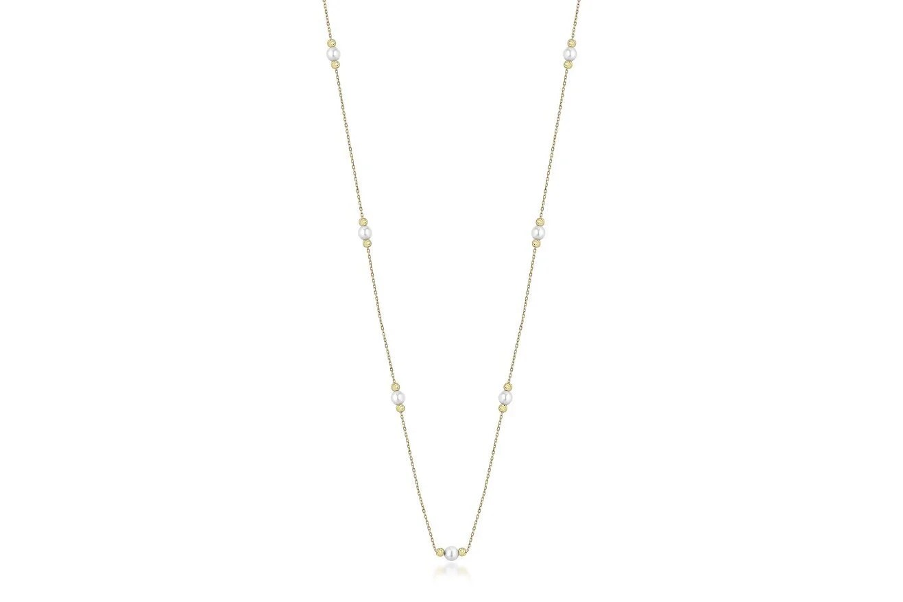 Seven & Eleven Pearl Necklace - 1