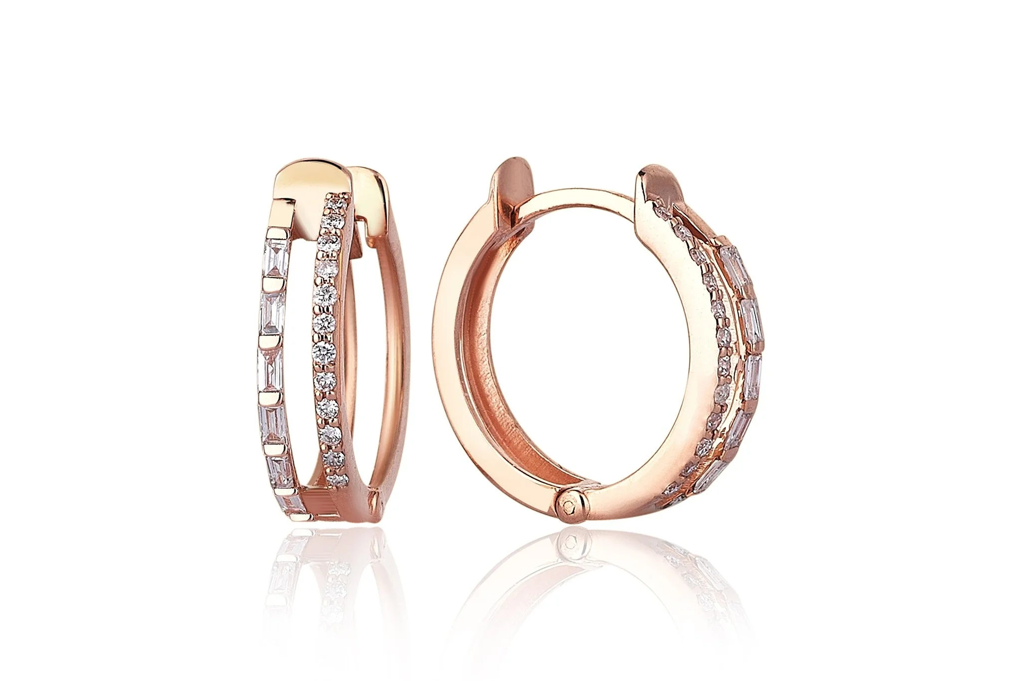 Sıra Baget ve Pırlanta Küpe - 2