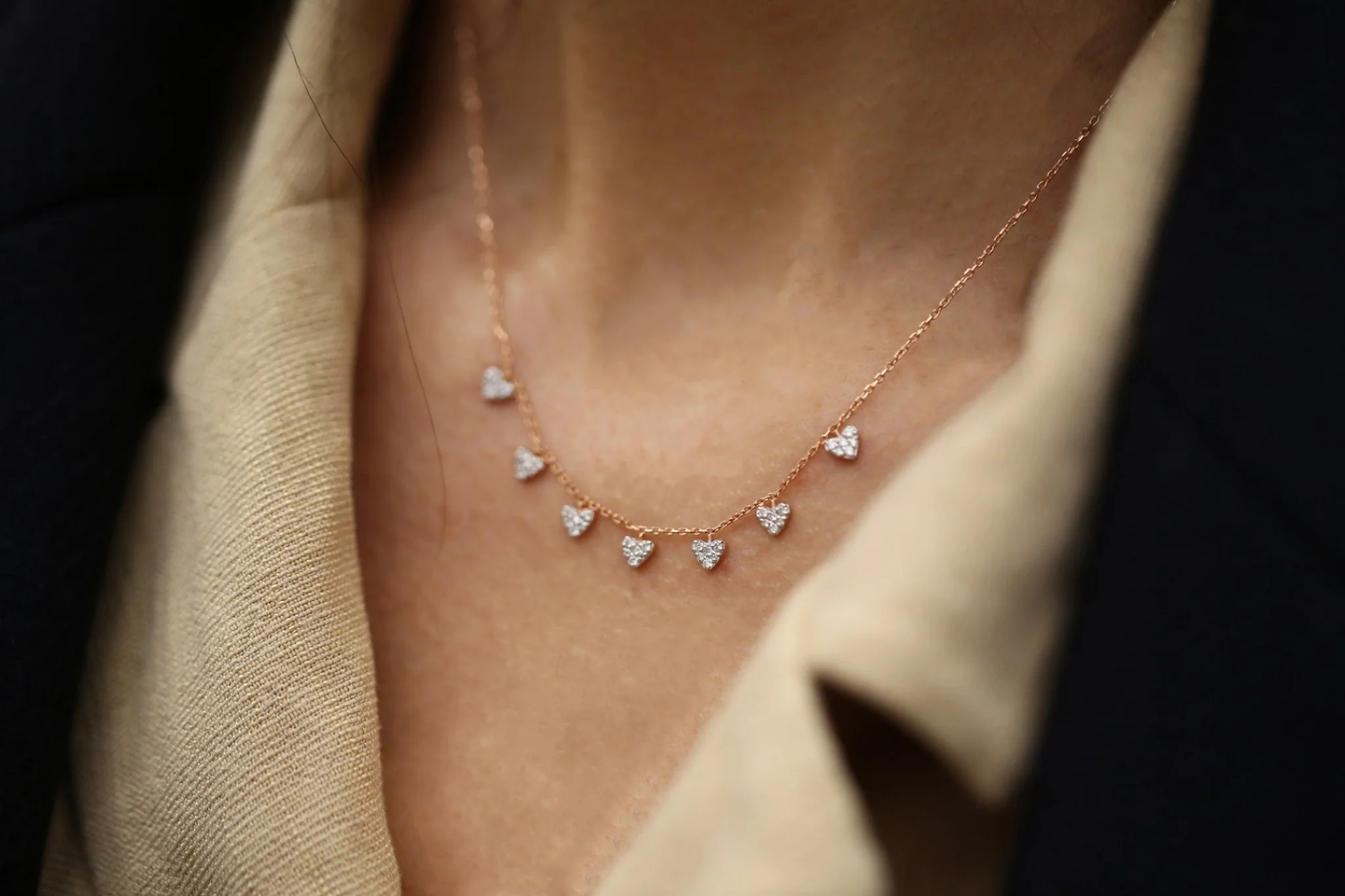 Sıra Kalp Kolye - 1