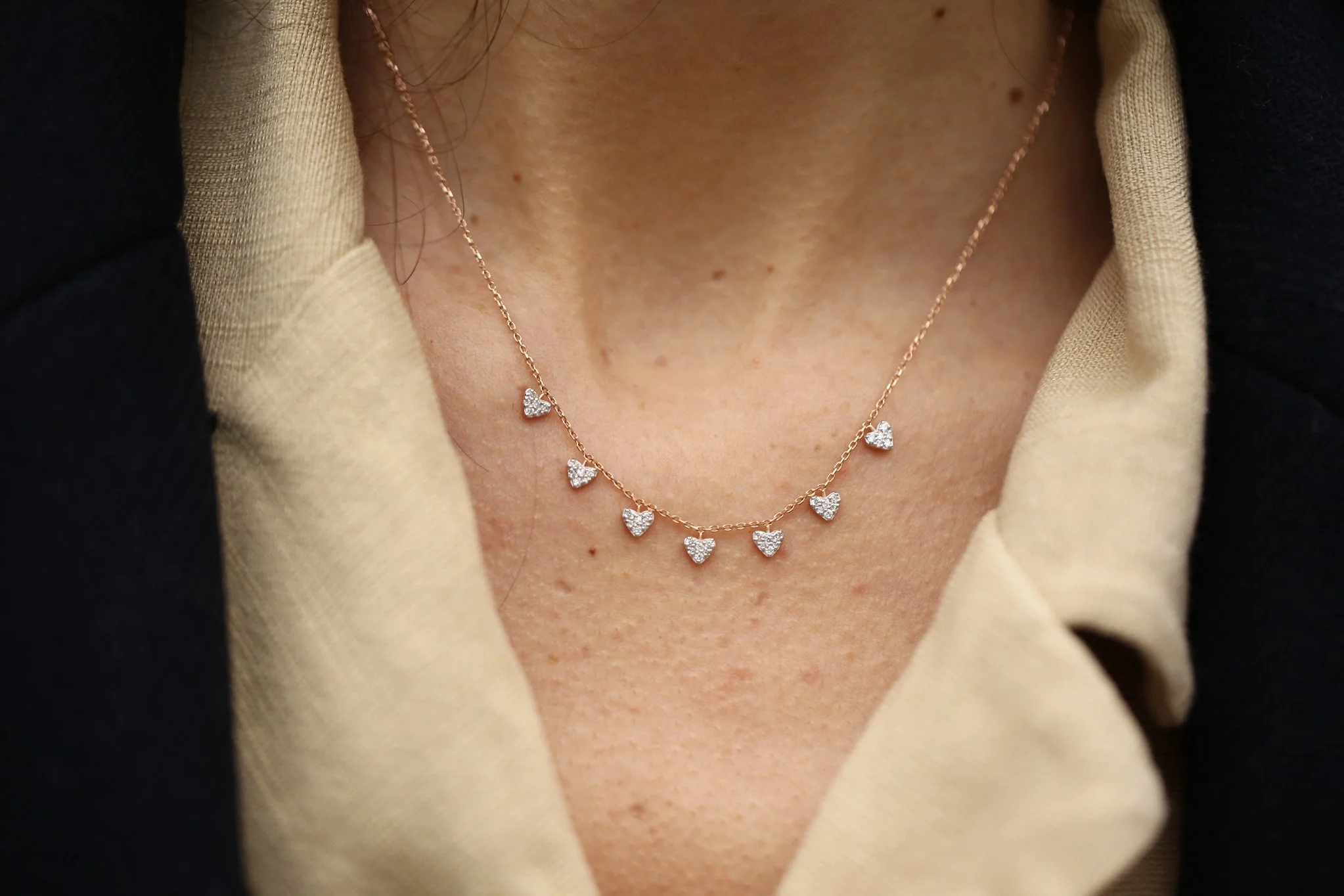 Sıra Kalp Kolye - 3