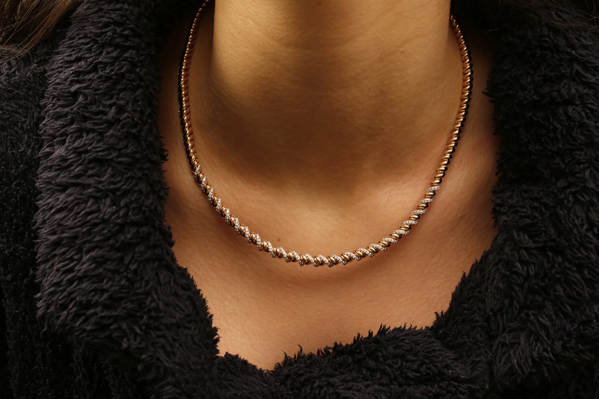 Spaghetti White Kolye - 1