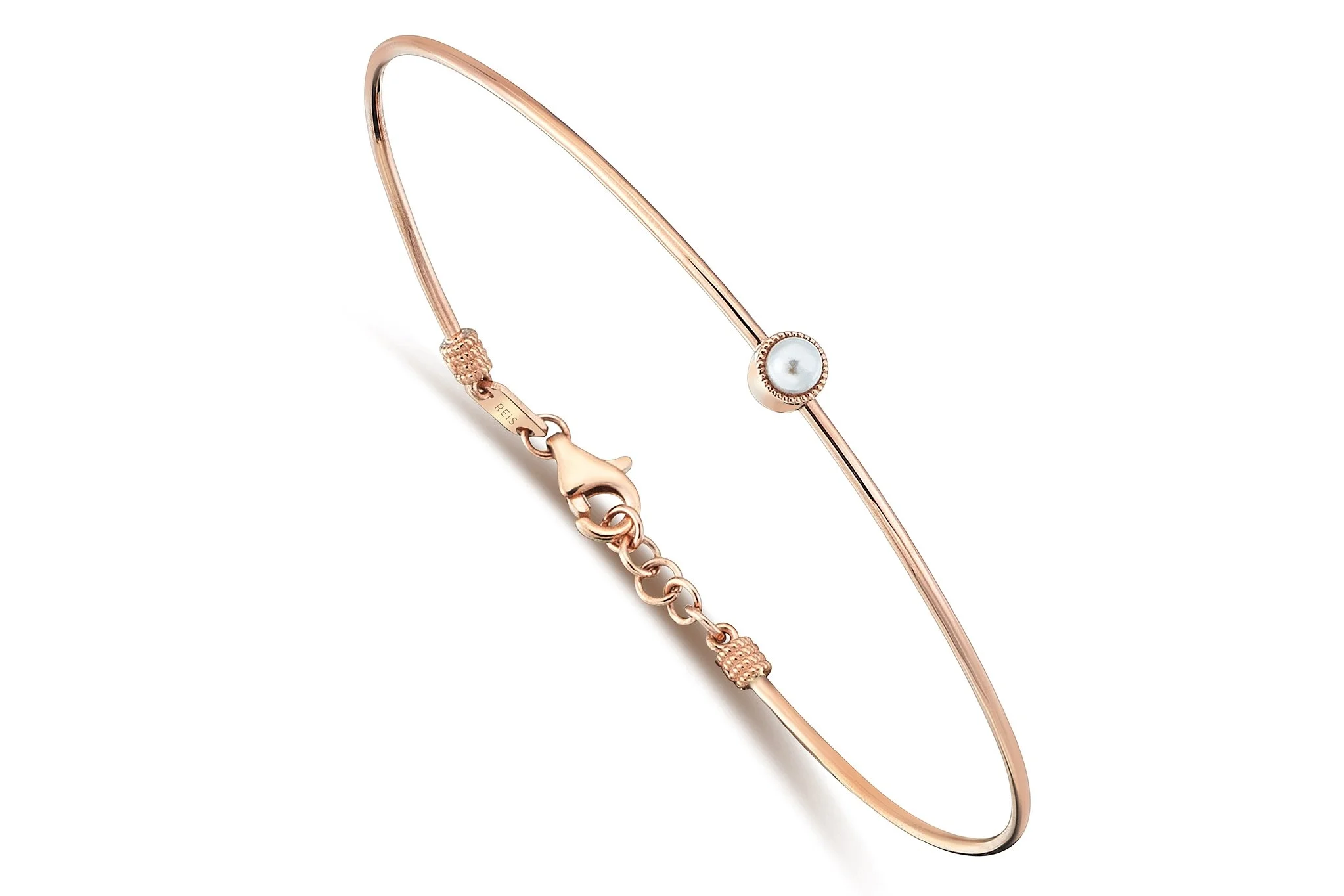 Thin Pearl Bangle - 2