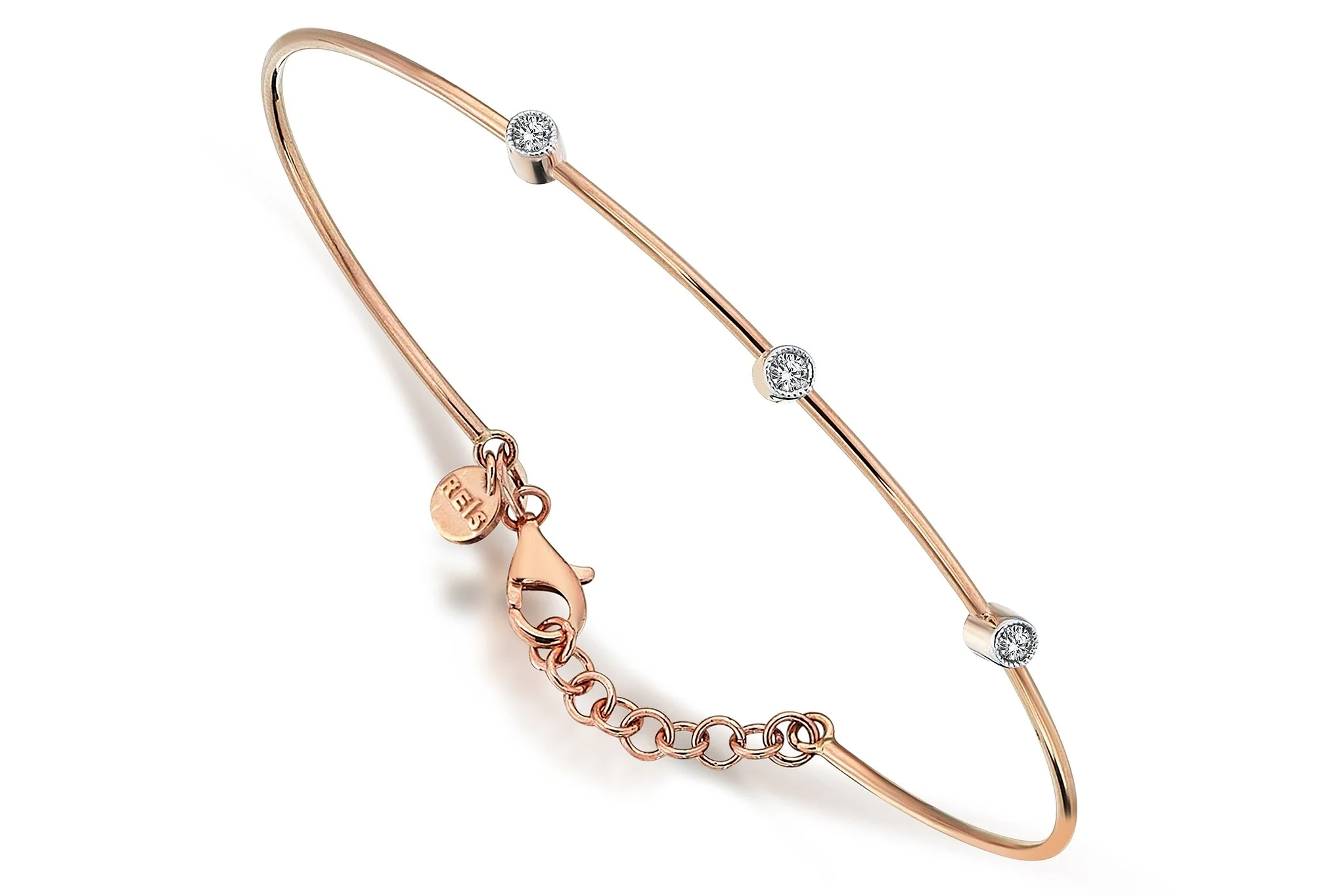 Triple Dia Bangle - 2