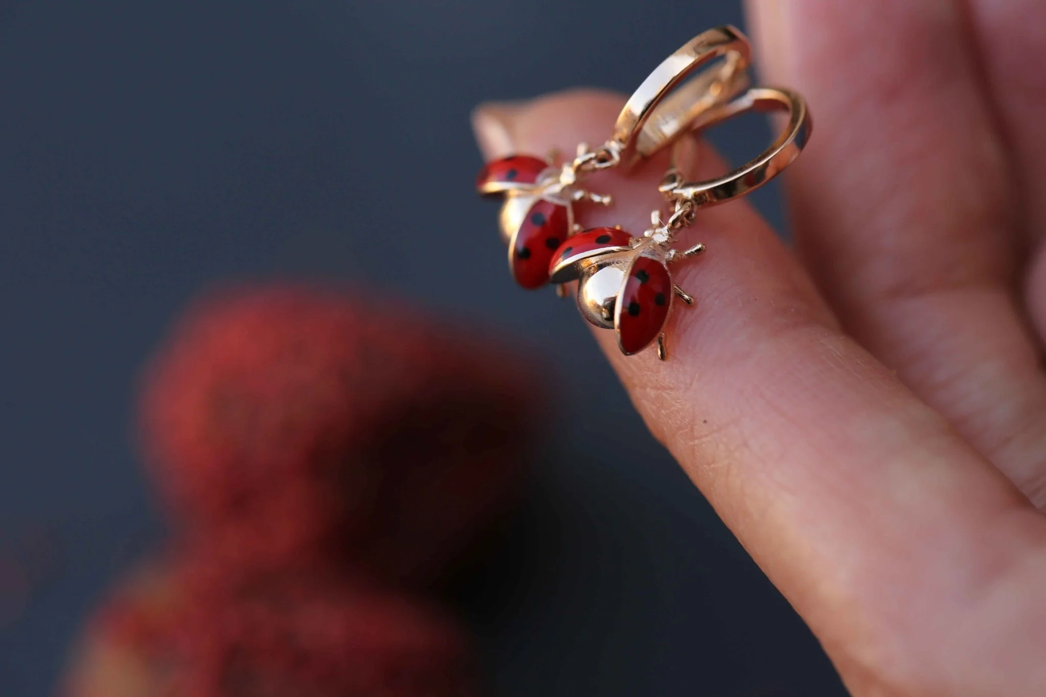 Uç uç Böceği Küpe - 4