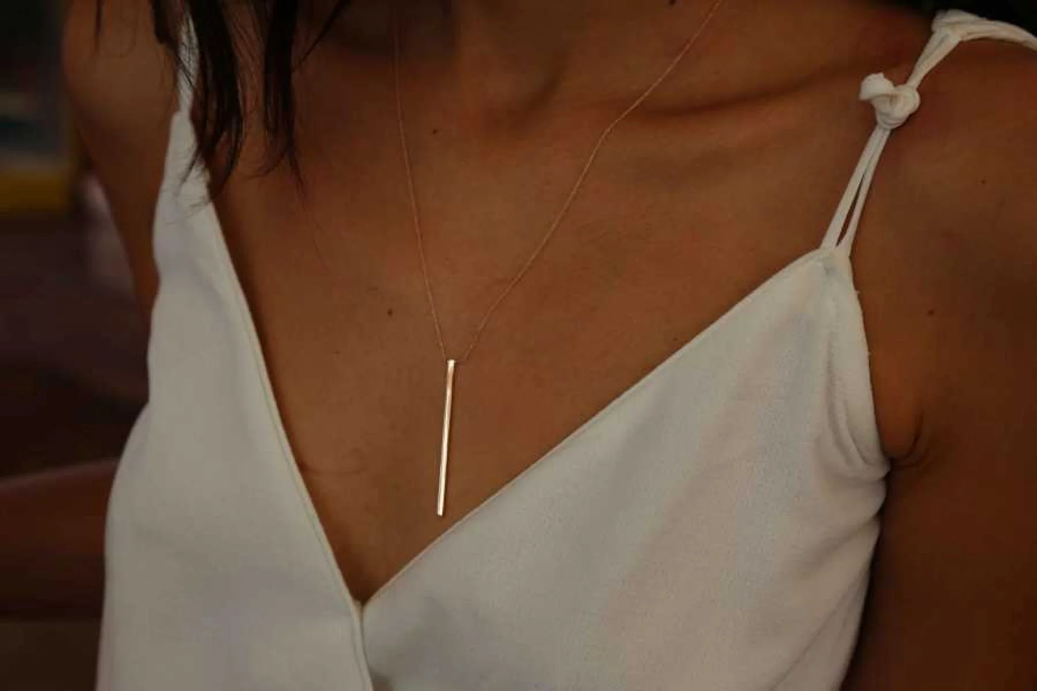 Uzun Çubuk Kolye - 1