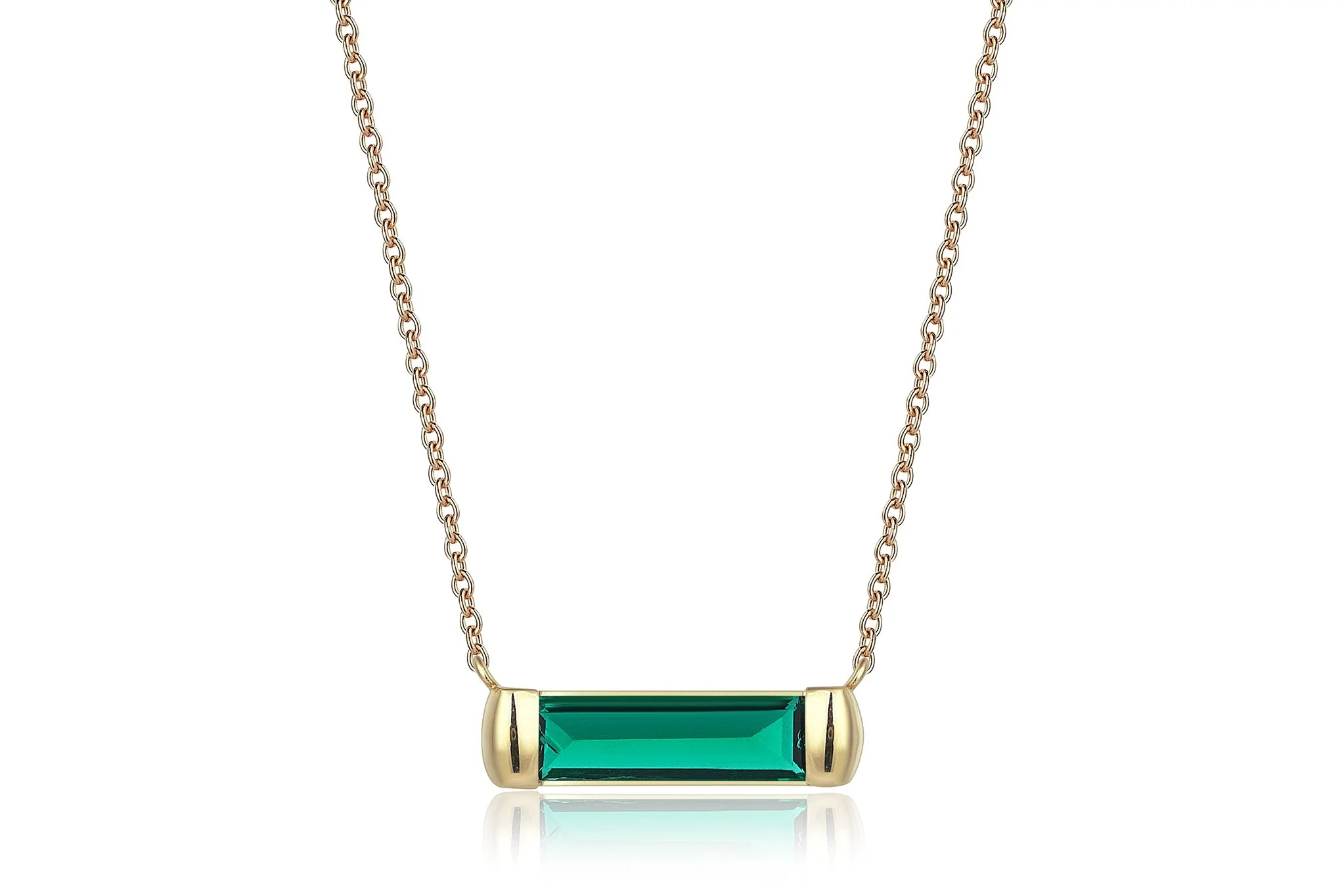 Zümrüt Line Kolye - 2