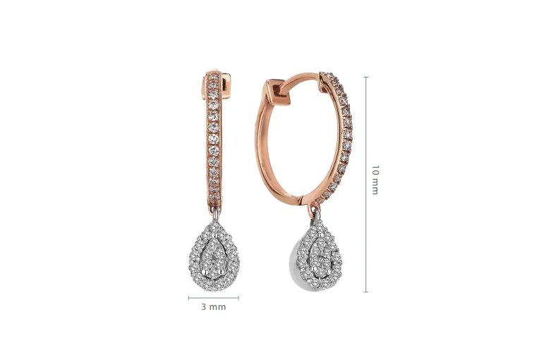 Damla Pırlanta Küpe (2)