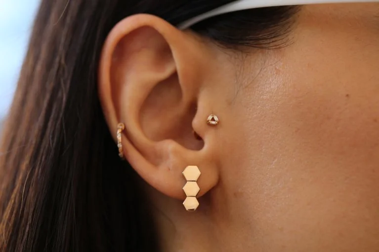 Honey Line Küpe (1)