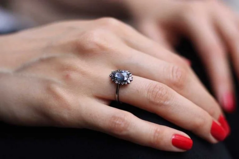 Safir ve Karışık Baget Yüzük (1)