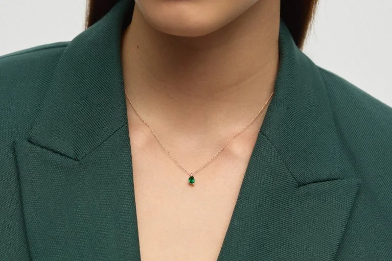 Self Green Necklace (2)