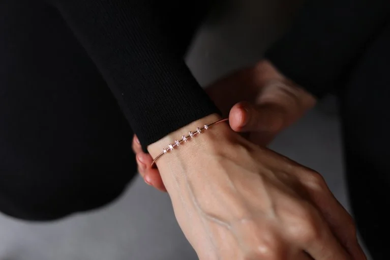 Sıra Baget Tel Bilezik (2)